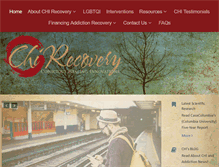 Tablet Screenshot of chirecovery.com